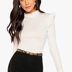 White Long Sleeve Too